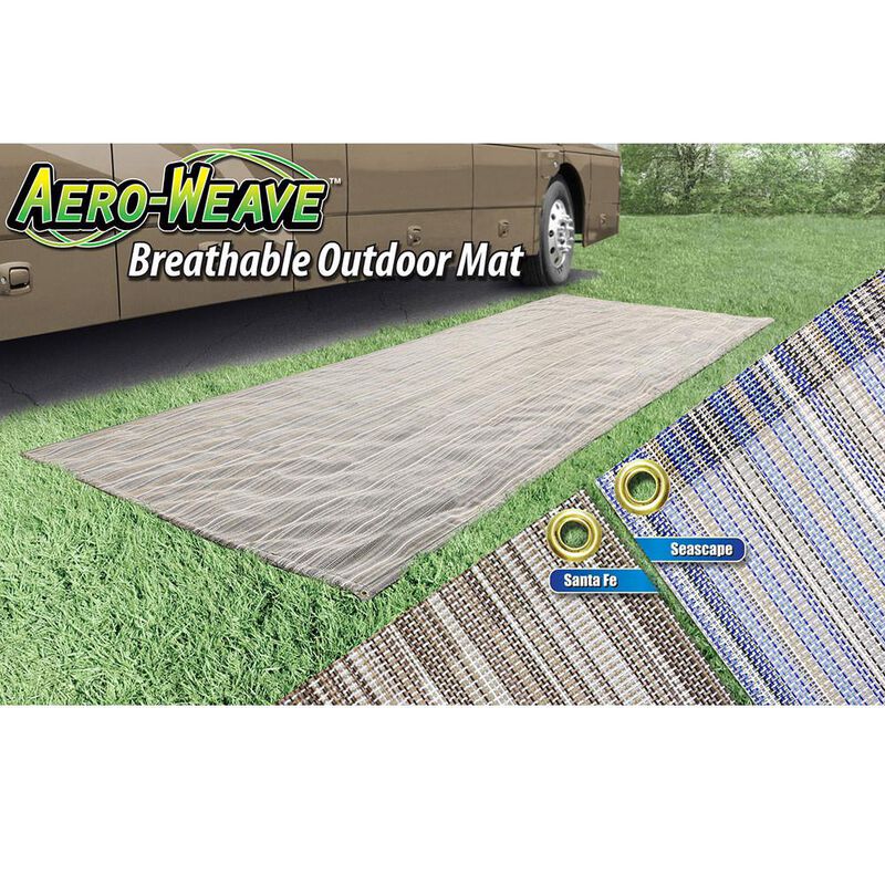 Prest-O-Fit Aero-Weave Breathable Outdoor Mat, 7.5' x 20', Santa Fe image number 1