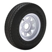 Goodyear Marathon 205/75 R 14 Radial Trailer Tire, 5-Lug White Spoke Rim