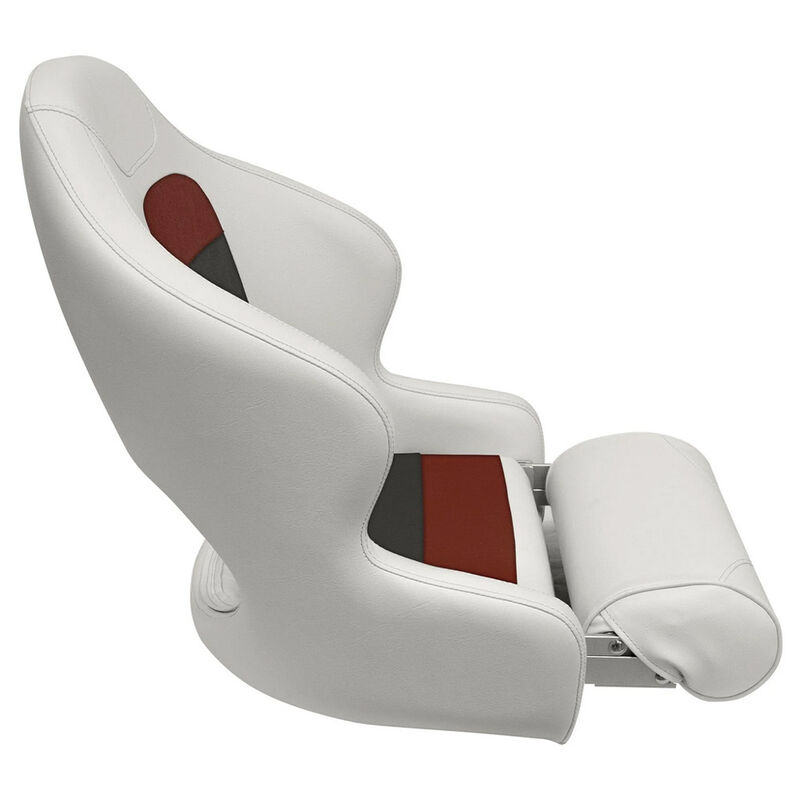 Wise Deluxe Series Pontoon Bucket Seat with Flip-Up Bolster image number 3