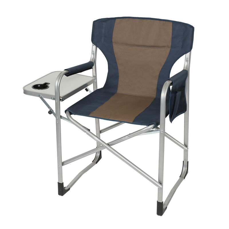 Venture Forward Director's Chair, Navy/Brown image number 4