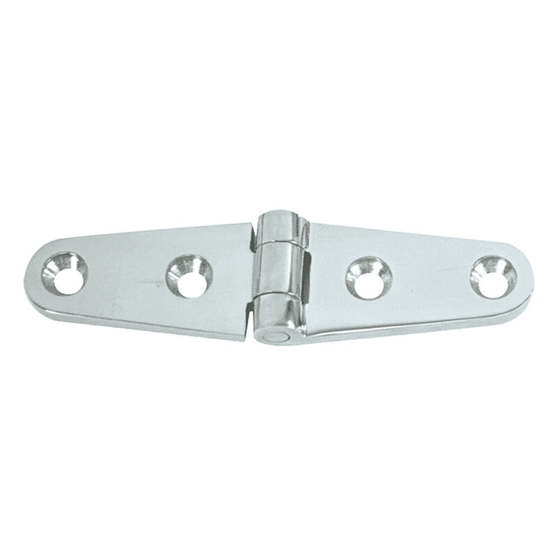 Whitecap 4" Stainless Steel Strap Hinge, each image number 2