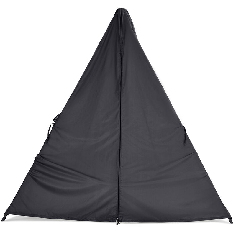 Black Hangout Stand Hammock Weather Cover image number 1