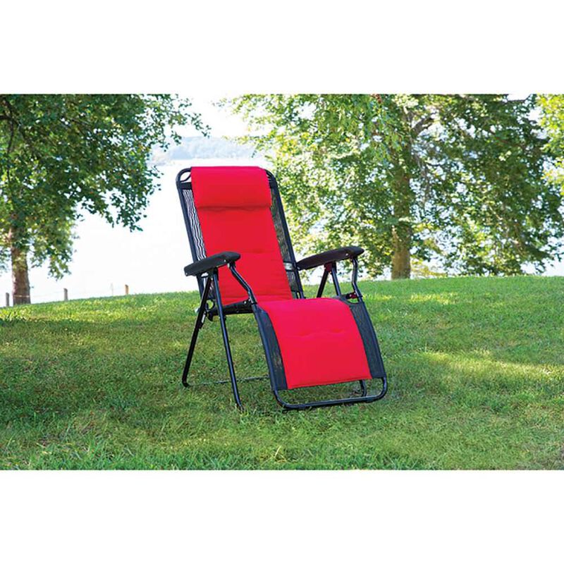 Sporty Red Recliner image number 1