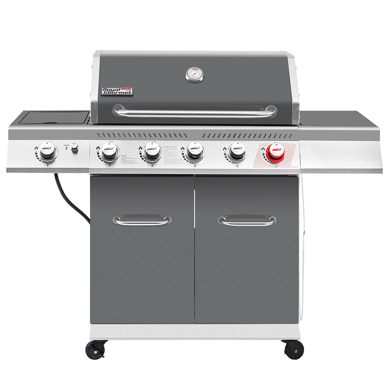 Royal Gourmet 5-Burner Propane Gas Grill with Side Burner and Sear Burner image number 4
