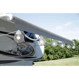 6 Clear Globe Lights with 30' Cord