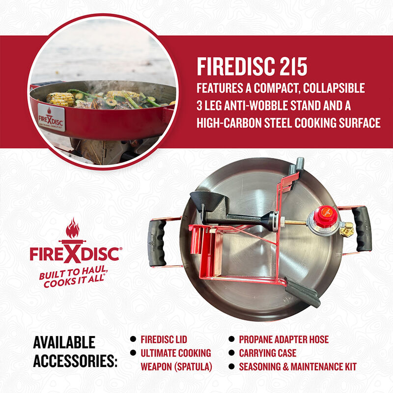 The Drifter Series FIREDISC 215 Table Top Portable Propane Cooker image number 9