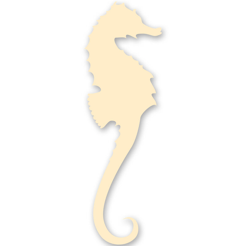Sea Horse Vinyl Decal image number 9