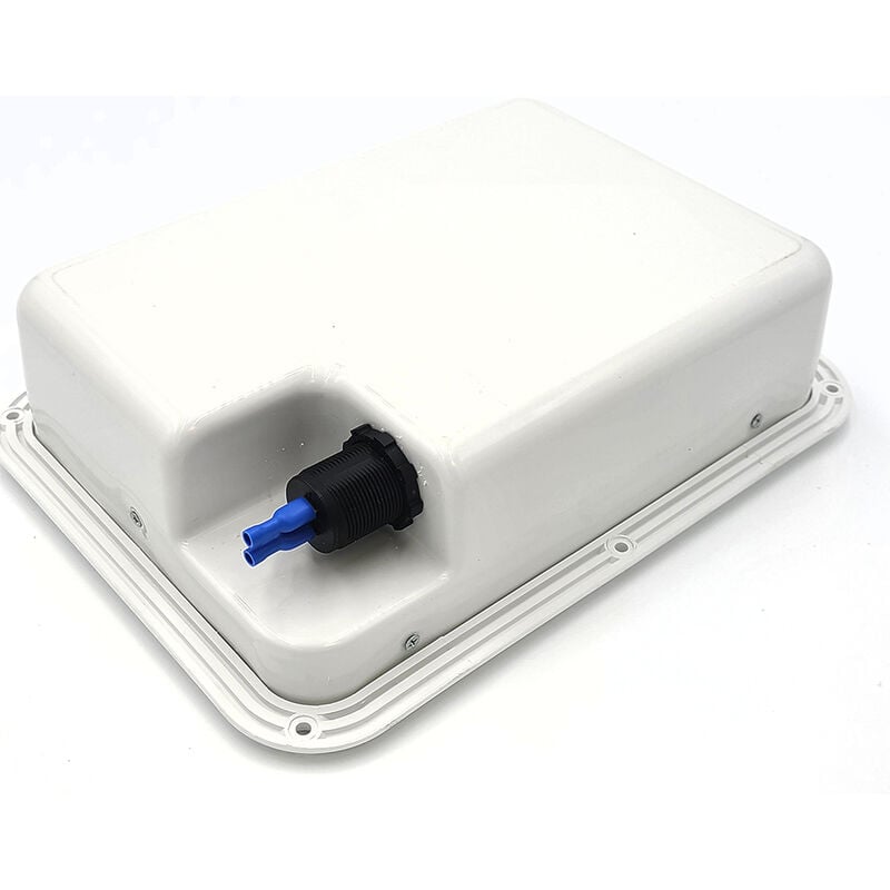DPI Marine 9" x 12" Glove Box w/Dual USB Charging Station, Polar White image number 6