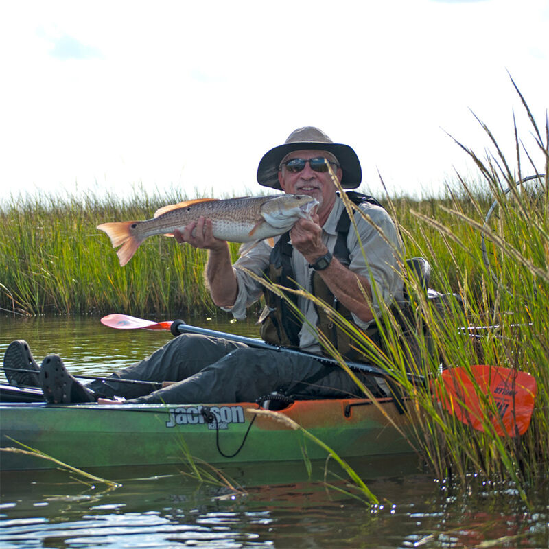 Bending Branches Angler Classic Snap-Button Kayak Paddle, Orange image number 3
