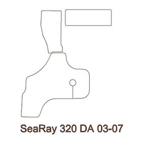 Sparta Carpet Cockpit Carpet Kit, 2003-2007 Sea Ray 320 DA