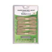 Pleated Shade First Aid Kit, Beige