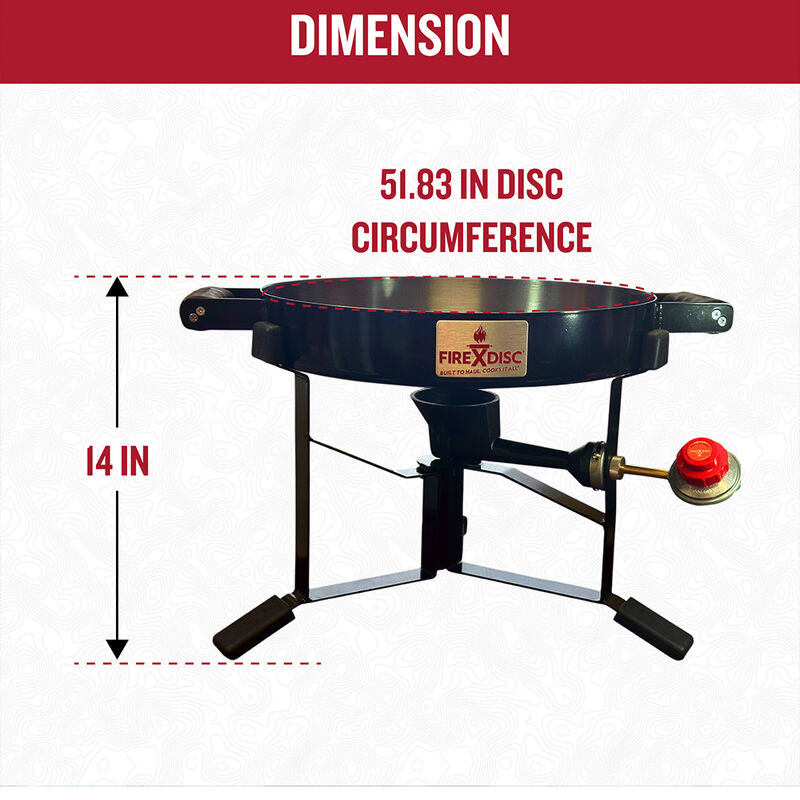 The Drifter Series FIREDISC 215 Portable Propane Cooker&mdash;Jet Black image number 6