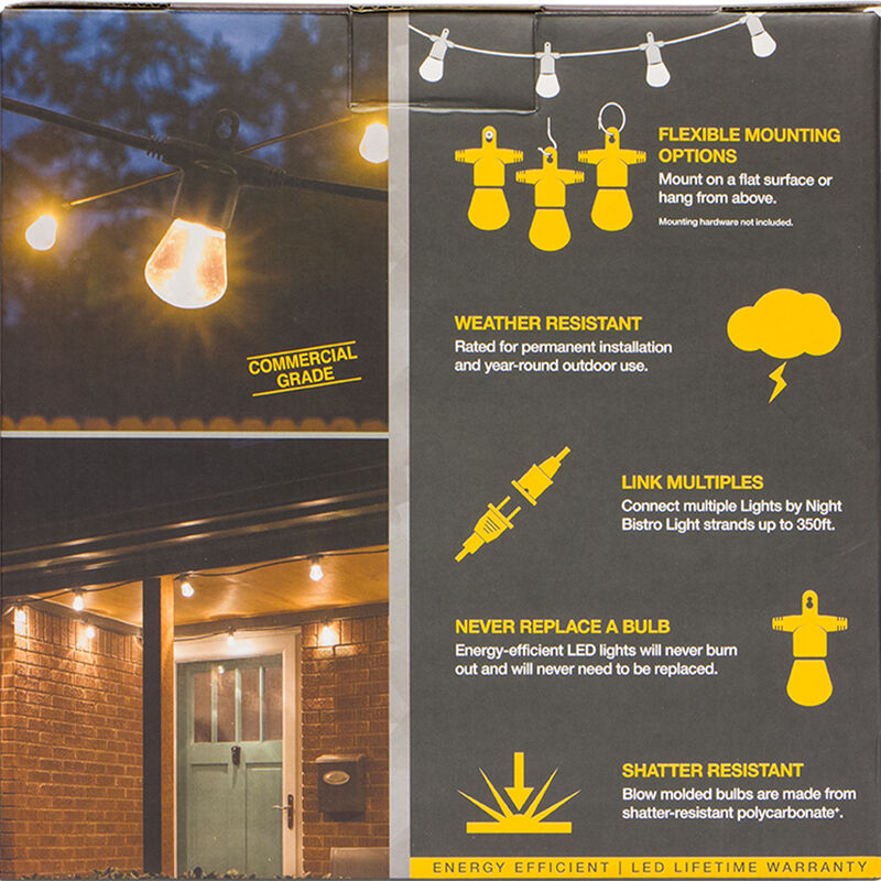 Lights by Night 24' Bistro Lights image number 5