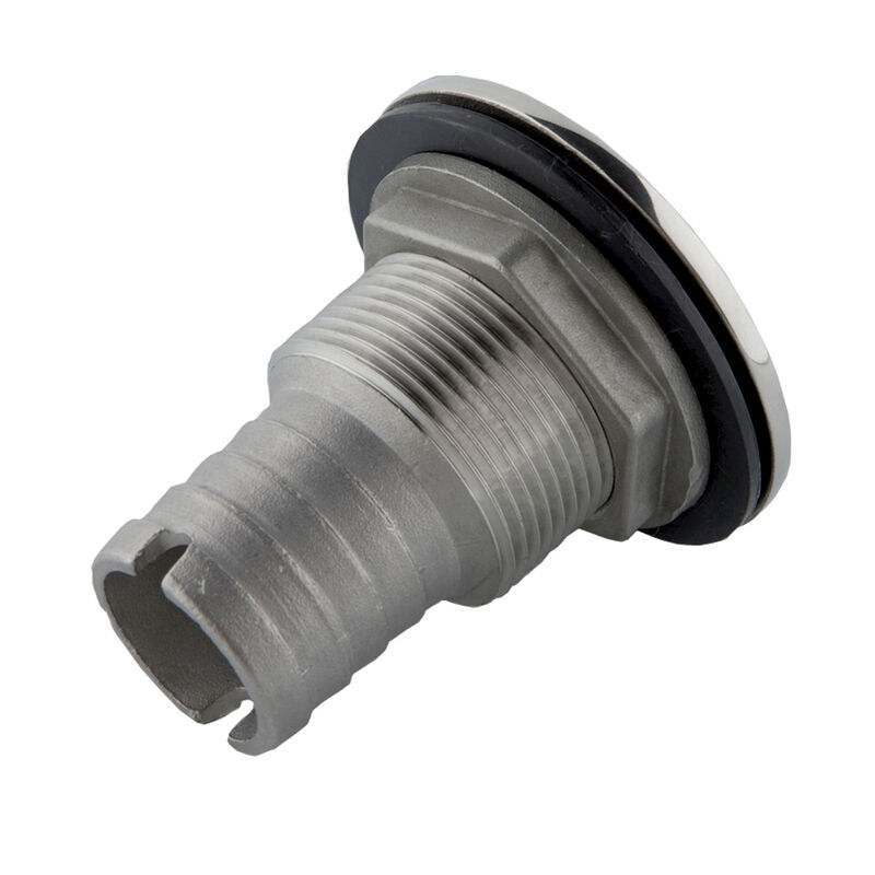 Whitecap Thru-Hull Fitting with Barb, 1-1/4" Hose, 2-1/2" Overall image number 2