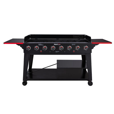 Royal Gourmet GB Series 8-Burner Gas Grill, Black/Red