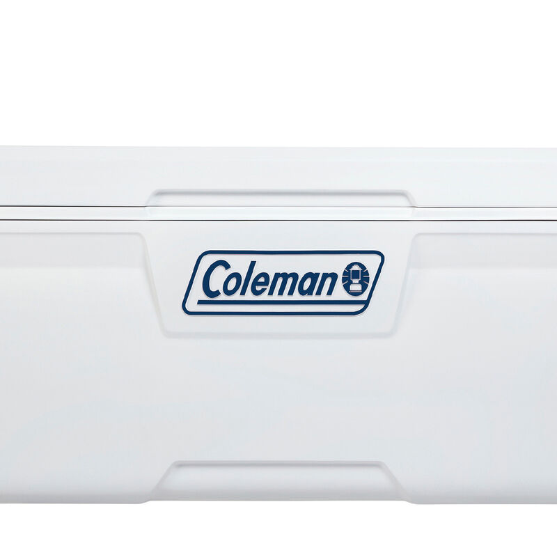 Coleman 316 Series 120-Quart Marine Hard Ice Chest Cooler, White image number 1