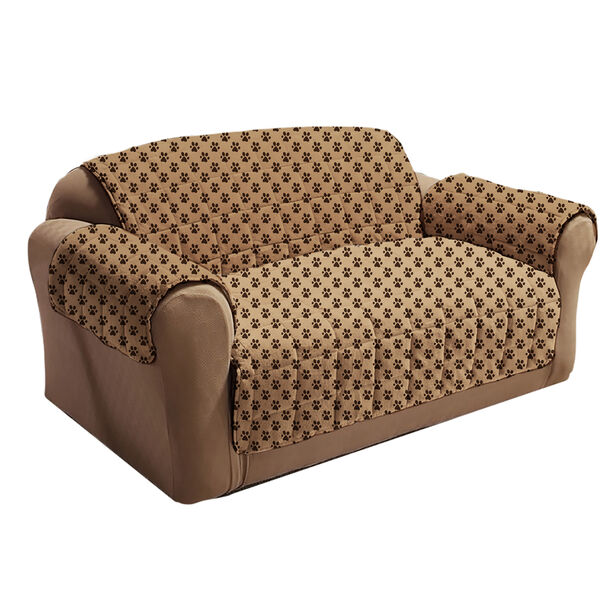 Paw Print Love Seat Cover Overton's