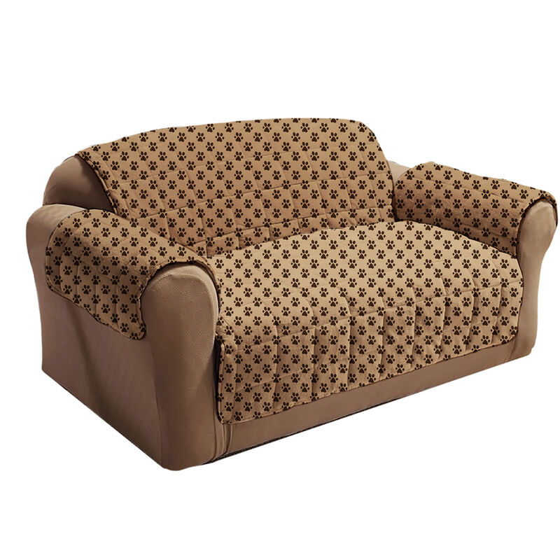 Paw Print Love Seat Cover image number 1