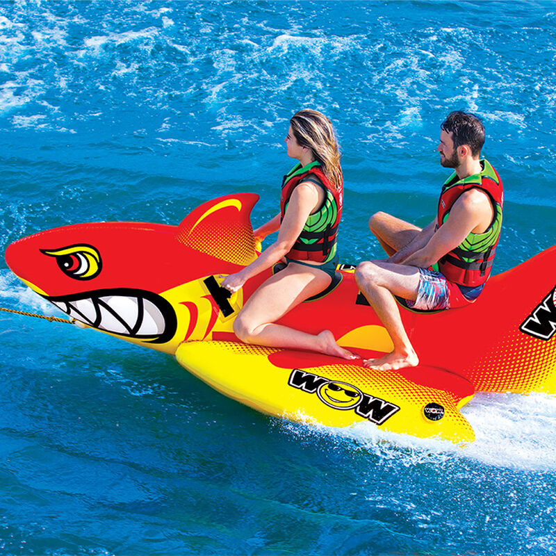 WOW Big Shark 2-Person Towable Tube image number 5