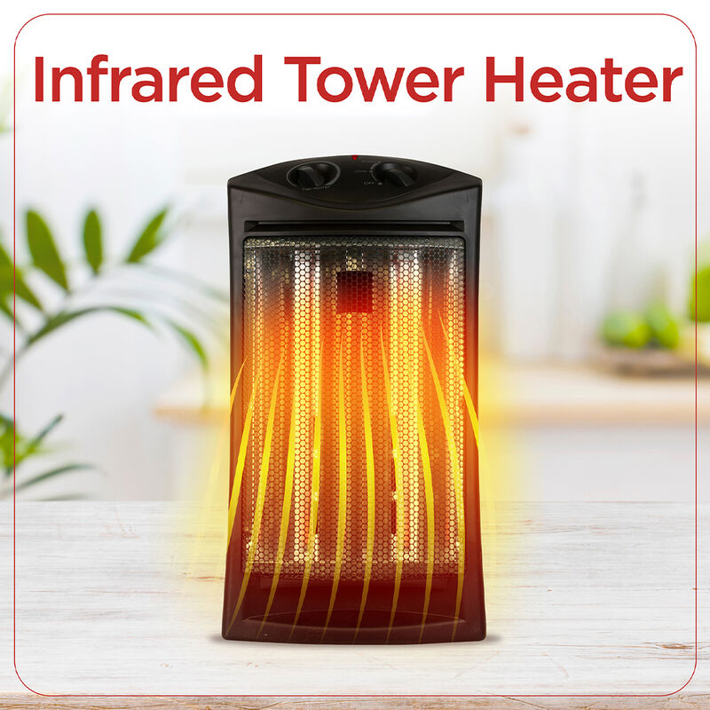 Black+Decker 1500W Electric Infrared Quart Space Heater image number 4