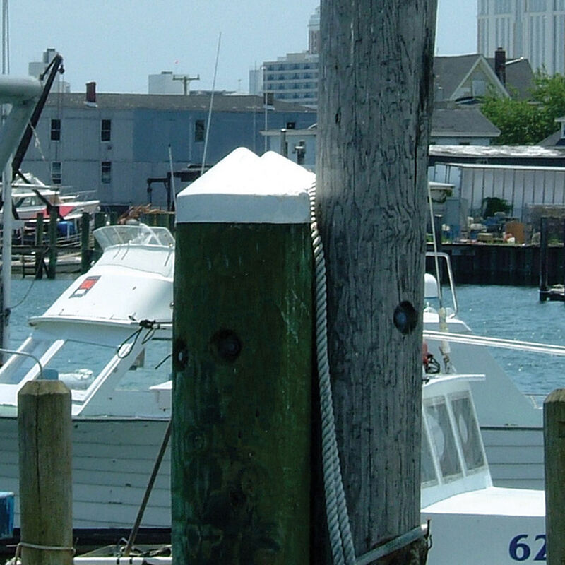 Piling Cap White 12" Diameter image number 2