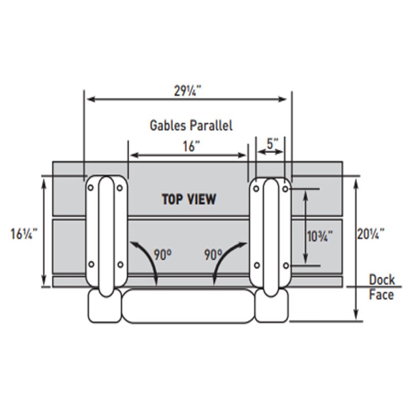 Dock Edge Roto-Molded 4-Step Ladder image number 6
