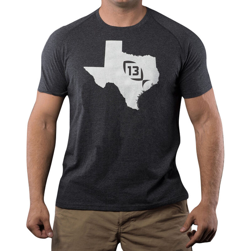 13 Fishing Onyx State Texas Tee image number 1