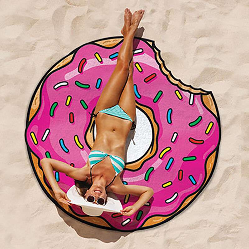 Bigmouth Gigantic Donut Beach Blanket image number 1