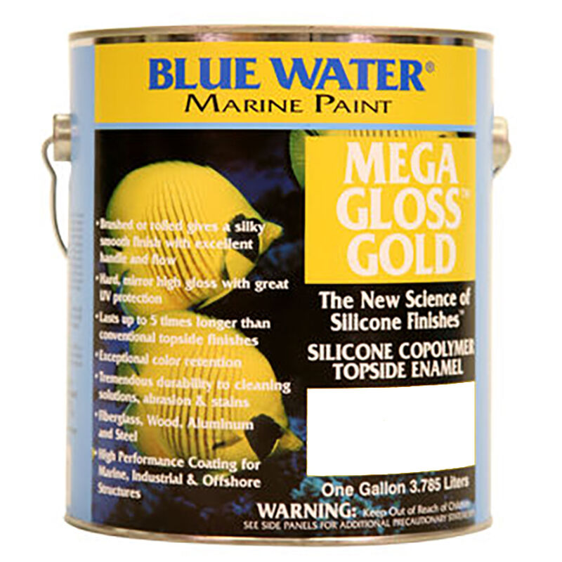 Blue Water Mega Gloss Gold Silicone Copolymer, Gallon image number 4