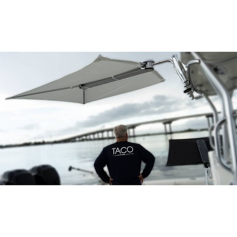 Taco Marine ShadeFin Boat Shade with Fixed Rod Holder Mount image number 10