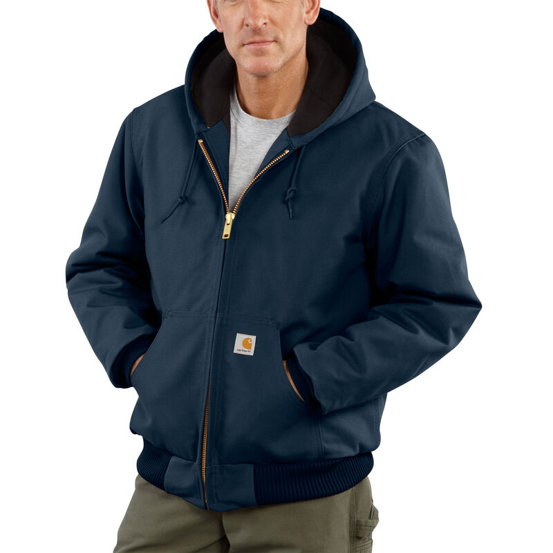Carhartt Men's Duck Quilted Flannel-Lined Active Jacket image number 6
