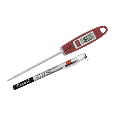 Escali Gourmet Digital Thermometer, Red