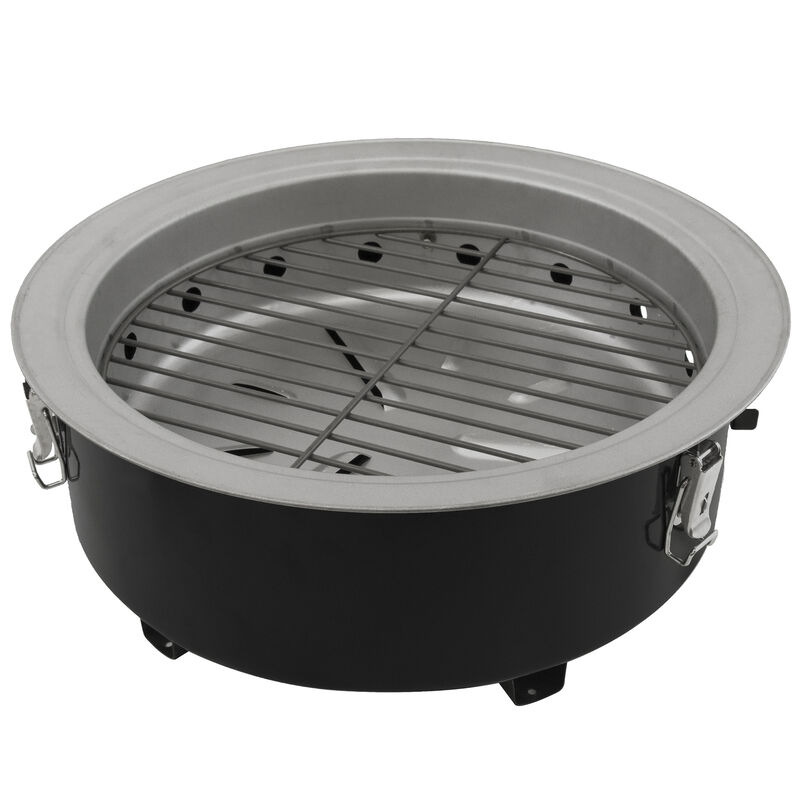 Dyna-Glo Compact Charcoal Bullet Smoker, High Gloss Black image number 5
