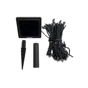 Touch of ECO LITEUP125 Outdoor Solar LED String Lights, Red and Green