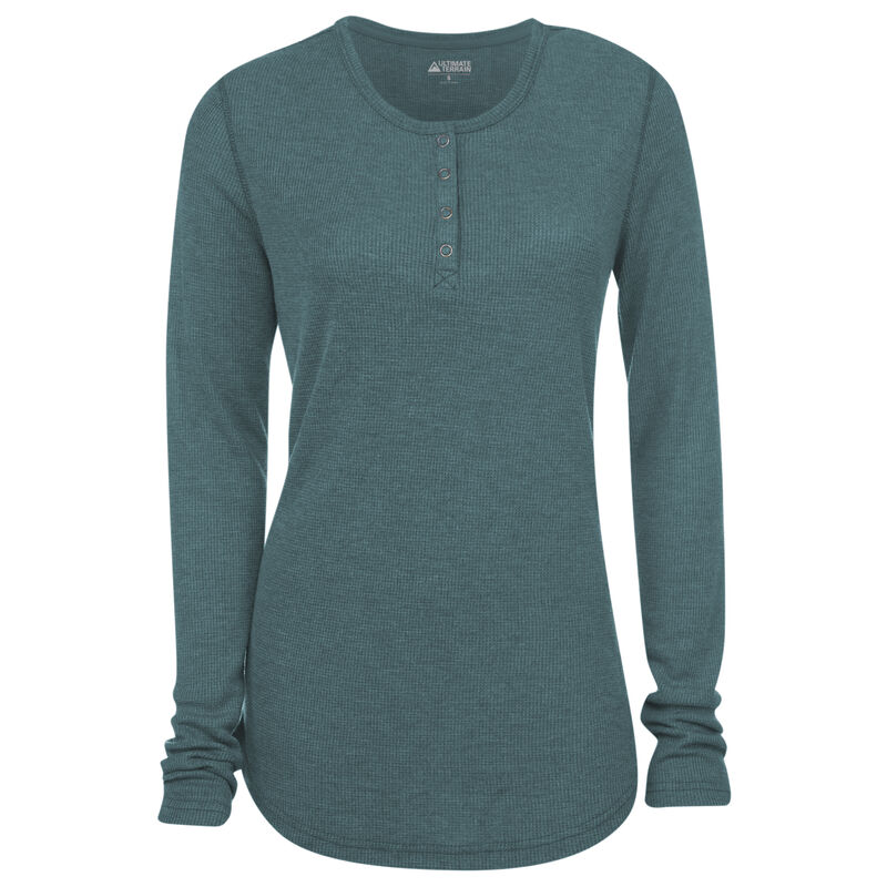 Ultimate Terrain Women's Essential Waffle-Knit Henley image number 2