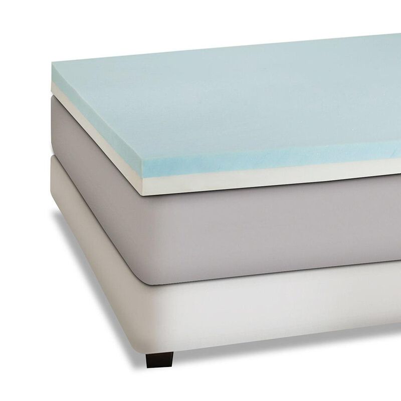 Independent Furniture Supply 2" Gel Memory Foam Mattress Topper image number 2