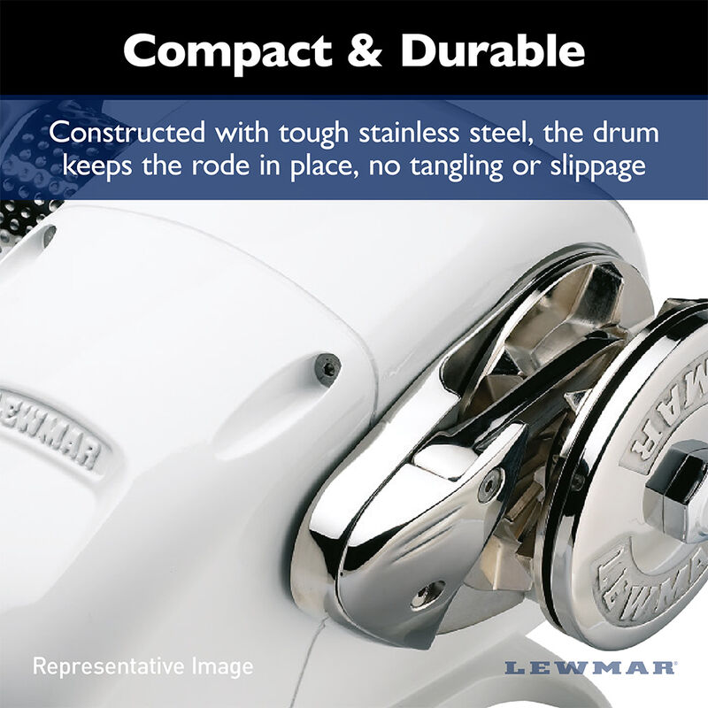 Lewmar H3 Gypsy/Drum 12V RC10MM (506) 3/8"BBB image number 7