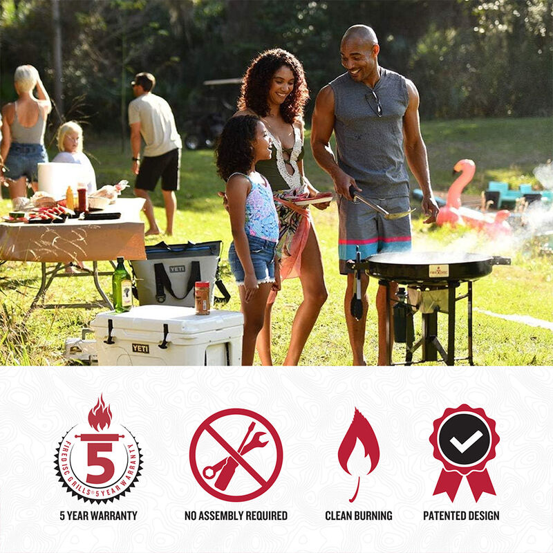 Original Series FIREDISC 380 Portable Propane Cooker&mdash;Jet Black image number 5