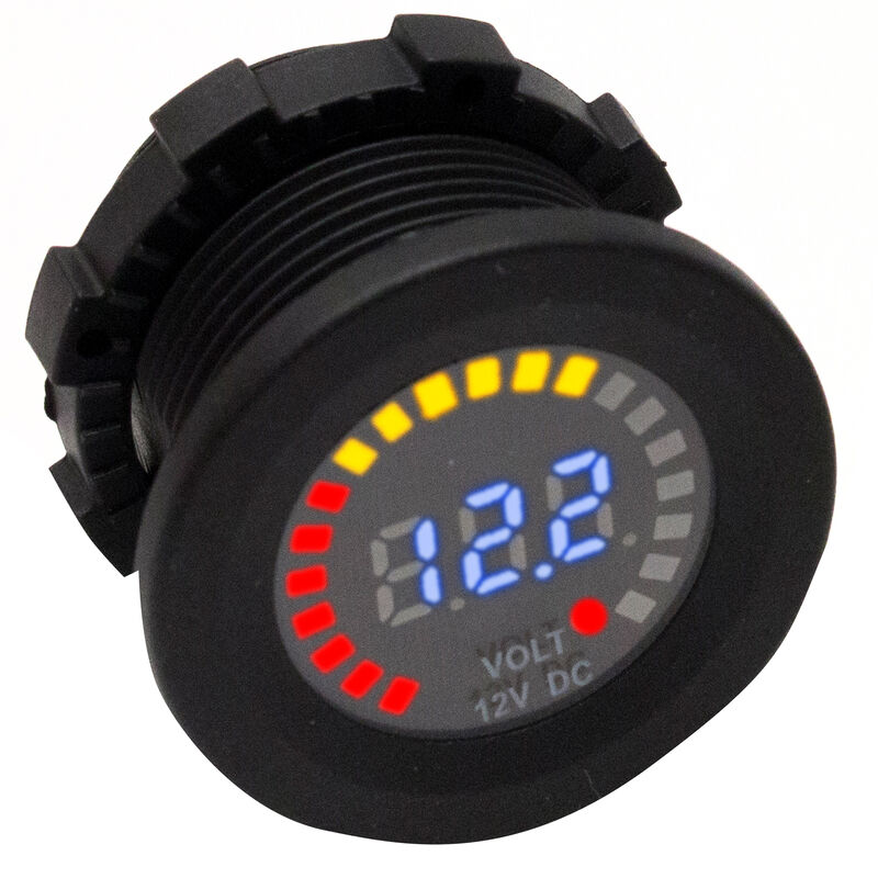 Race Sport DC Socket Digital Voltmeter, 12V image number 1