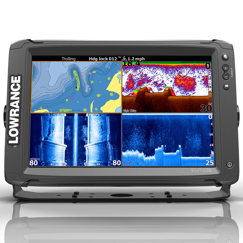 Lowrance Elite-12 Ti Touchscreen Fishfinder Chartplotter w/TotalScan Transducer image number 7