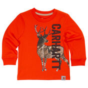 Carhartt Child's Deer Camo Long-Sleeve T-Shirt