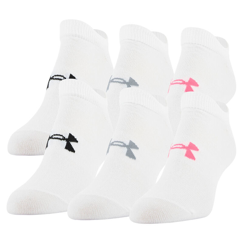 Under Armour Women's Essential No Show Socks, 6-Pack image number 6