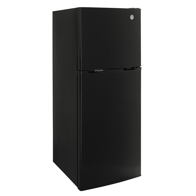 GE 9.8 Cu. Ft. 12V DC Power Compressor Top-Freezer Refrigerator, Black image number 2