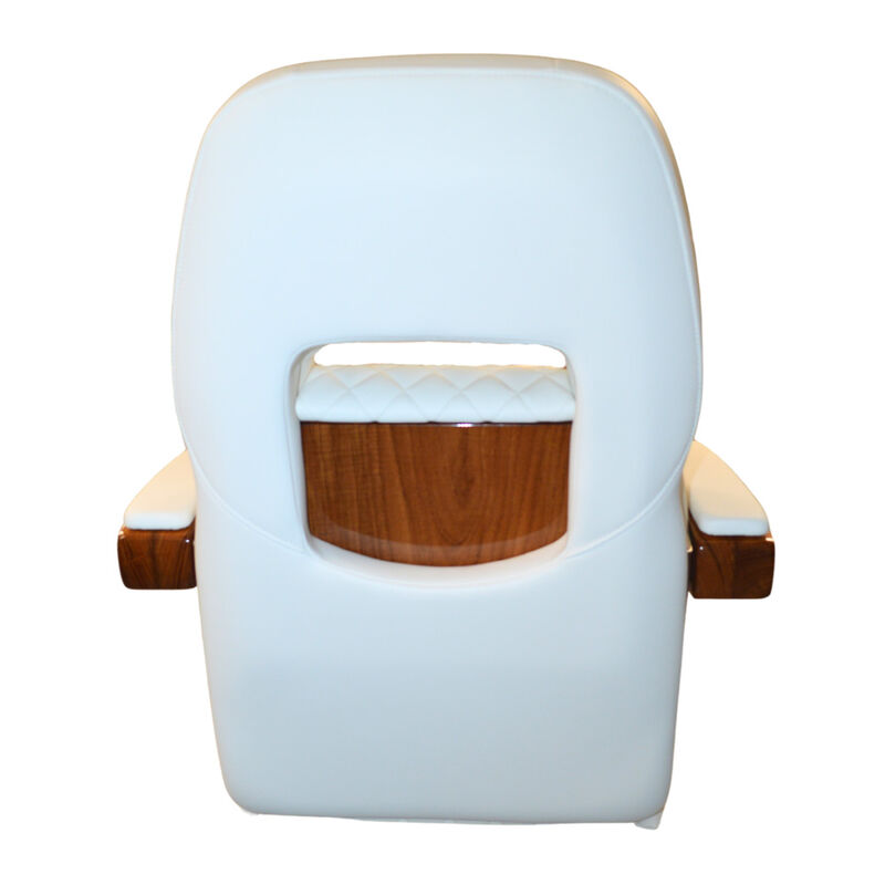 TACO Marine Skyway Deluxe Helm Seat with Teak Accent Package image number 2