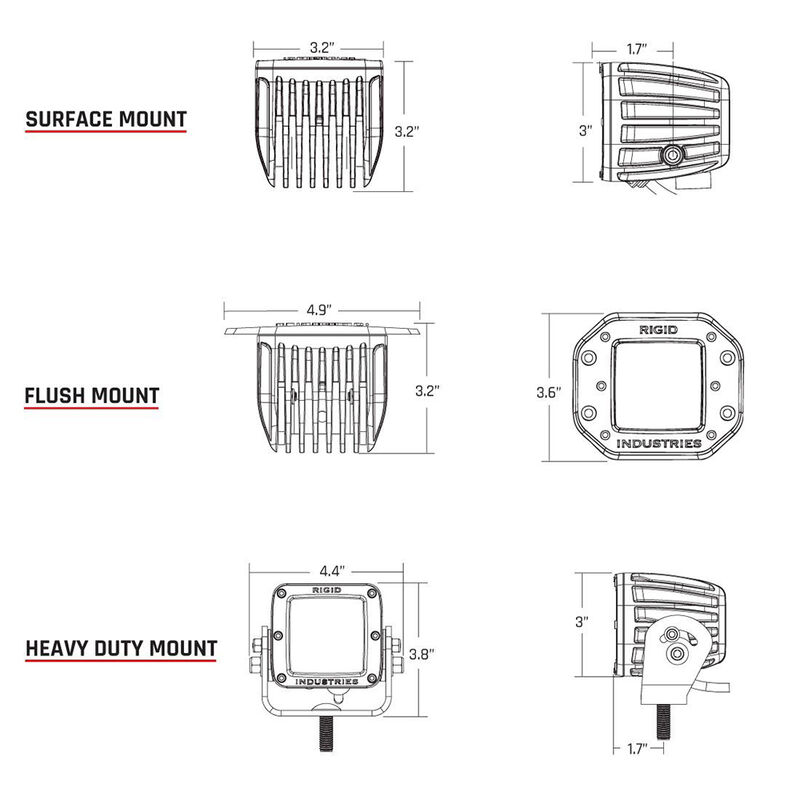 RIGID D-Series PRO Flood Diffused - Single - White image number 2