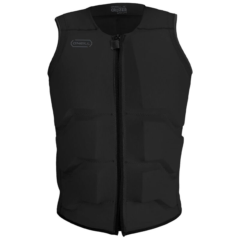 O'Neill Men's Cruzer Front Zip Comp Vest - Black/Black - M
