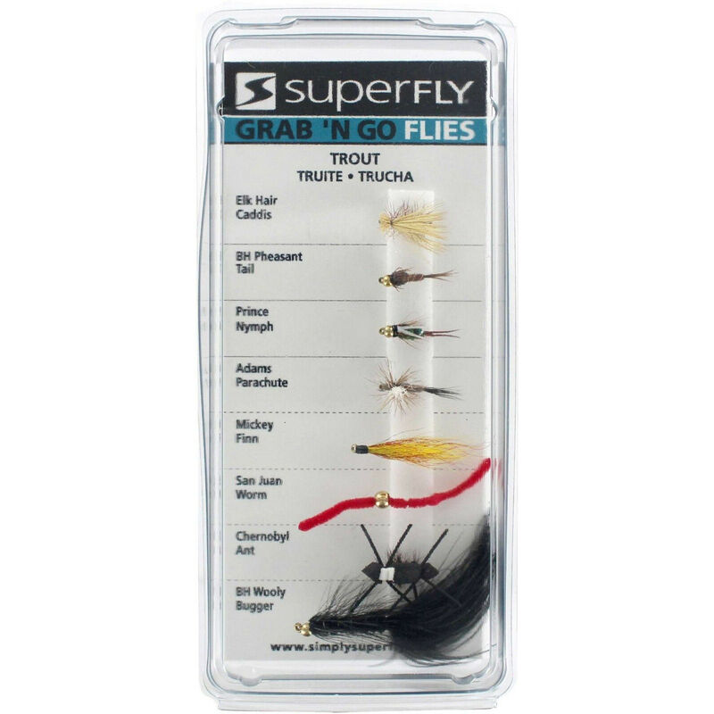 Superfly Grab 'N Go Trout Assorted Flies, 8-Pack image number 1