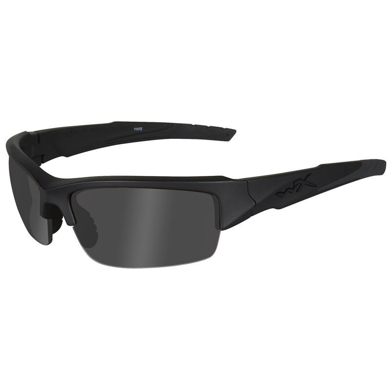 Wiley X Valor Sunglasses, Smoke Grey Lens/Matte Black Frame image number 1