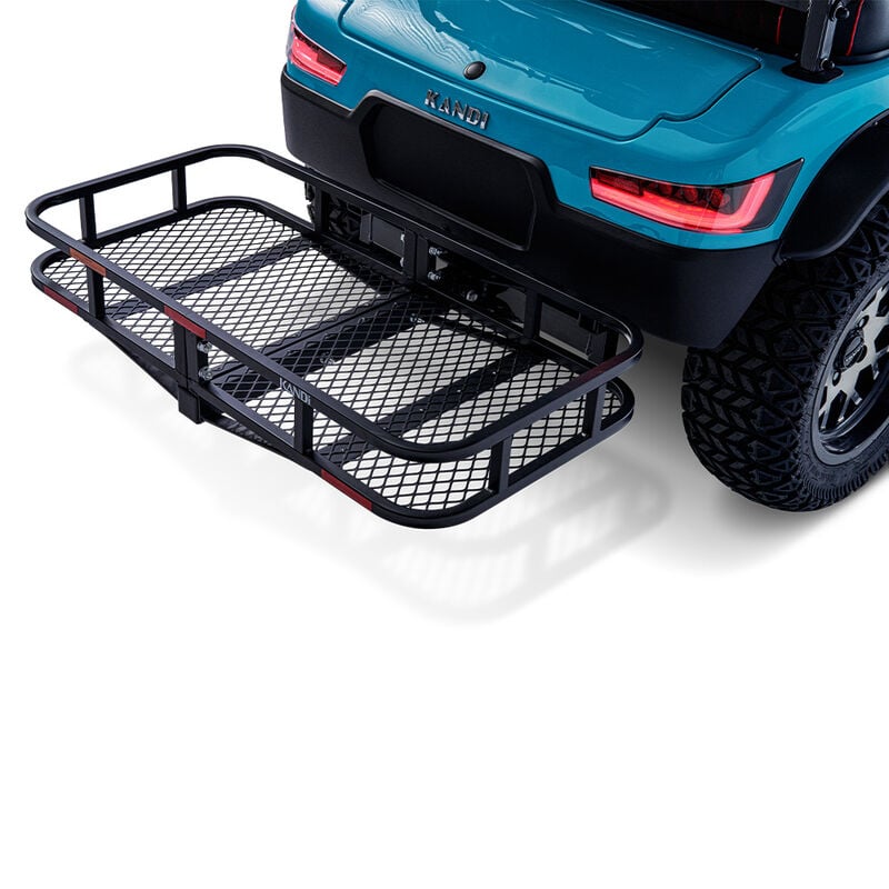 Kandi Golf Cart Rear Hitch Storage Basket, 2" Hitch Receiver Compatible image number 4