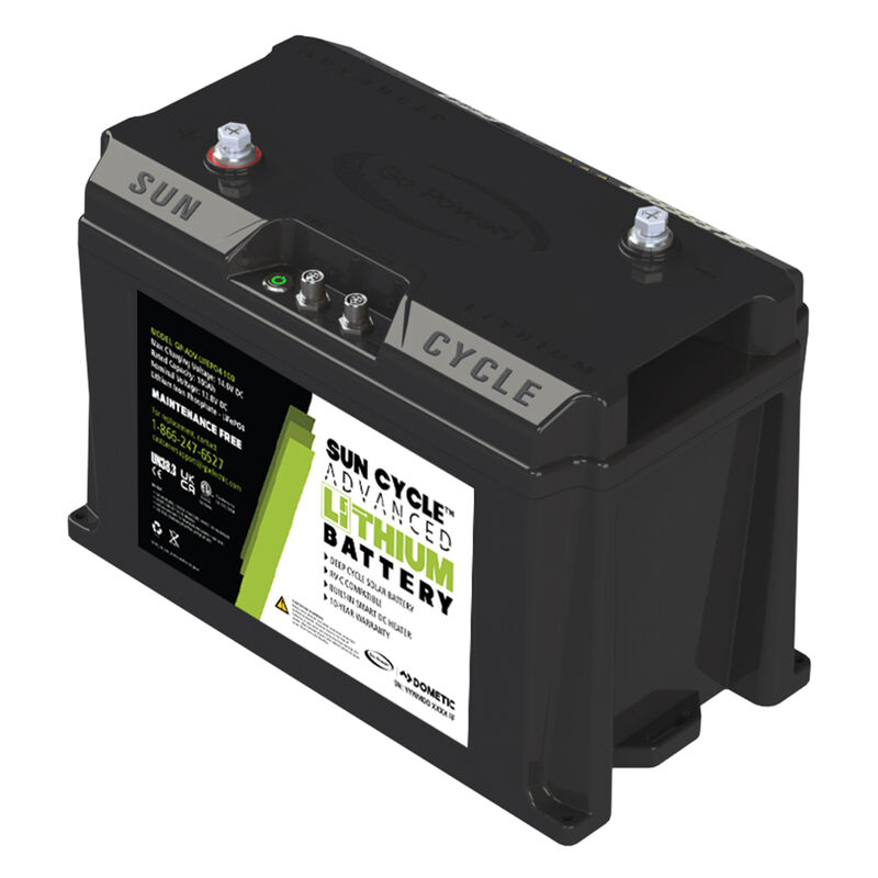 Dometic Go Power! Advanced 100Ah 12V Lithium Battery (GP-ADV-LIFEPO4-100)